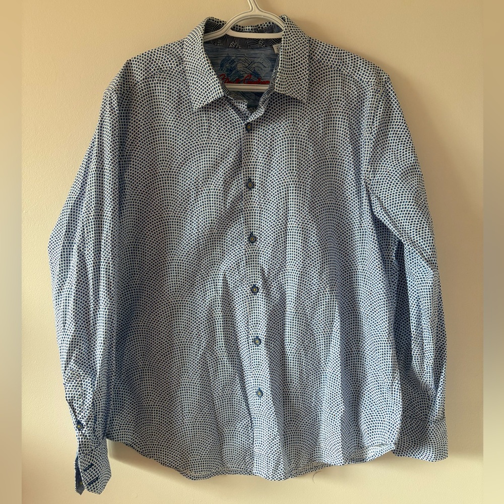 Robert Graham Long Sleeve Button Down Shirt XL